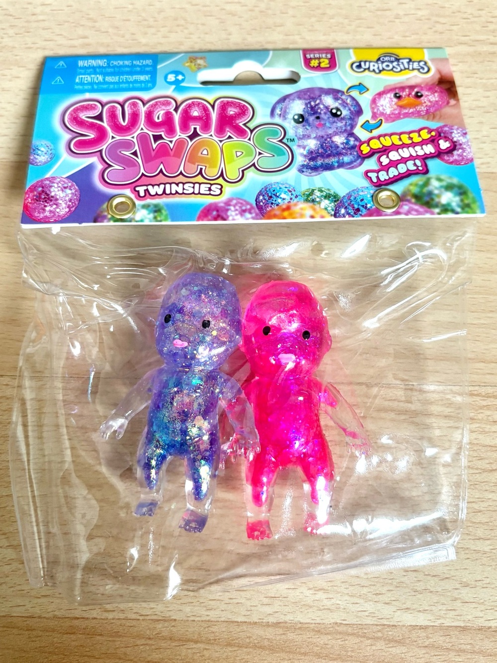 Sugar Swaps Twinsies Baby Twins Squishy Duo - Pink & Purple *NEW*